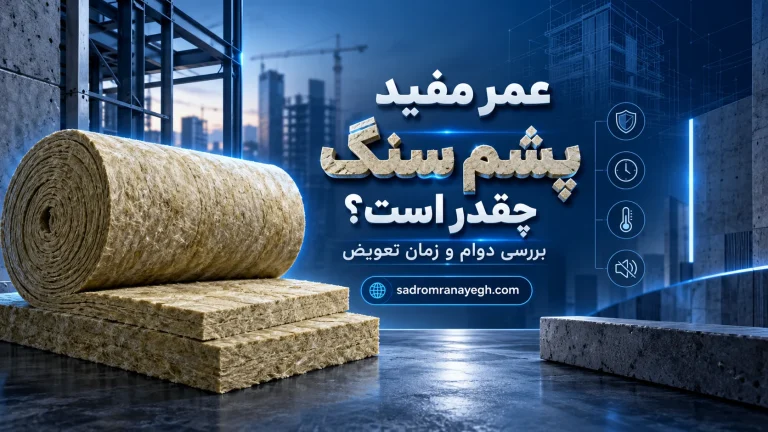 عمر مفید پشم سنگ چقدر است؟ بررسی دوام و زمان تعویض