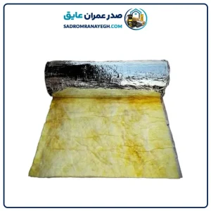 پشم شیشه ایزوران دانسیته ۱۴ فویل دار ۲ اینچ 01